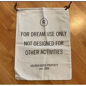 Golden Goose white  dust‎ bag